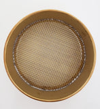 6" Brass Sieve, No. 20 Brass Mesh