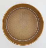 6" Brass Sieve, No. 25 Brass Mesh