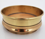 6" Brass Sieve, No. 270 Brass Mesh