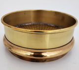 5" Brass Sieve, No. 8 Brass Mesh