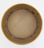 5" Brass Sieve, No. 8 Brass Mesh