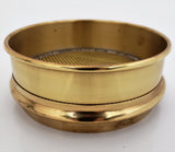 5" Brass Sieve, No.10 Brass Mesh