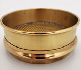 5" Brass Sieve, No. 20 Brass Mesh