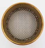 5" Brass Sieve, No. 6 Stainless Steel Mesh