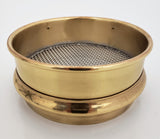 5" Brass Sieve, No. 10 Stainless Steel Mesh