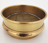 5" Brass Sieve, No. 14 Brass Mesh