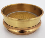 5" Brass Sieve, No. 18 Brass Mesh