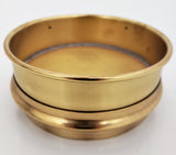 5" Brass Sieve, No. 45 Brass Mesh