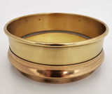 5" Brass Sieve, No. 70 Brass Mesh