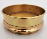 5" Brass Sieve, No. 80 Brass Mesh