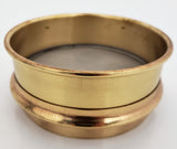 5" Brass Sieve, No. 80 Stainless Steel Mesh