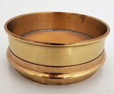 5" Brass Sieve, No. 120 Brass Mesh