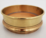 5" Brass Sieve, No. 140 Brass Mesh
