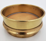 6" Brass Sieve, No. 170 Brass Mesh
