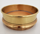 8" Brass Sieve, No. 140 Brass Mesh