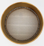8" Brass Sieve, No. 6 Brass Mesh