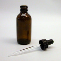 Eye Dropper Bottle, Amber, 2 oz.