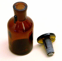 Glass Dropping Bottle, 50 ml - Amber