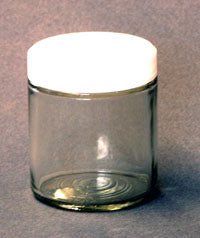 Straight-Sided Wide Mouth Glass Jar, 4 oz.