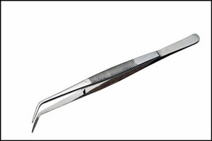 Forcep - Curved, Fine Point (6")